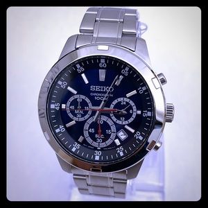 COPY - New Seiko Sport Chrono 100m WR Men’ s Watch